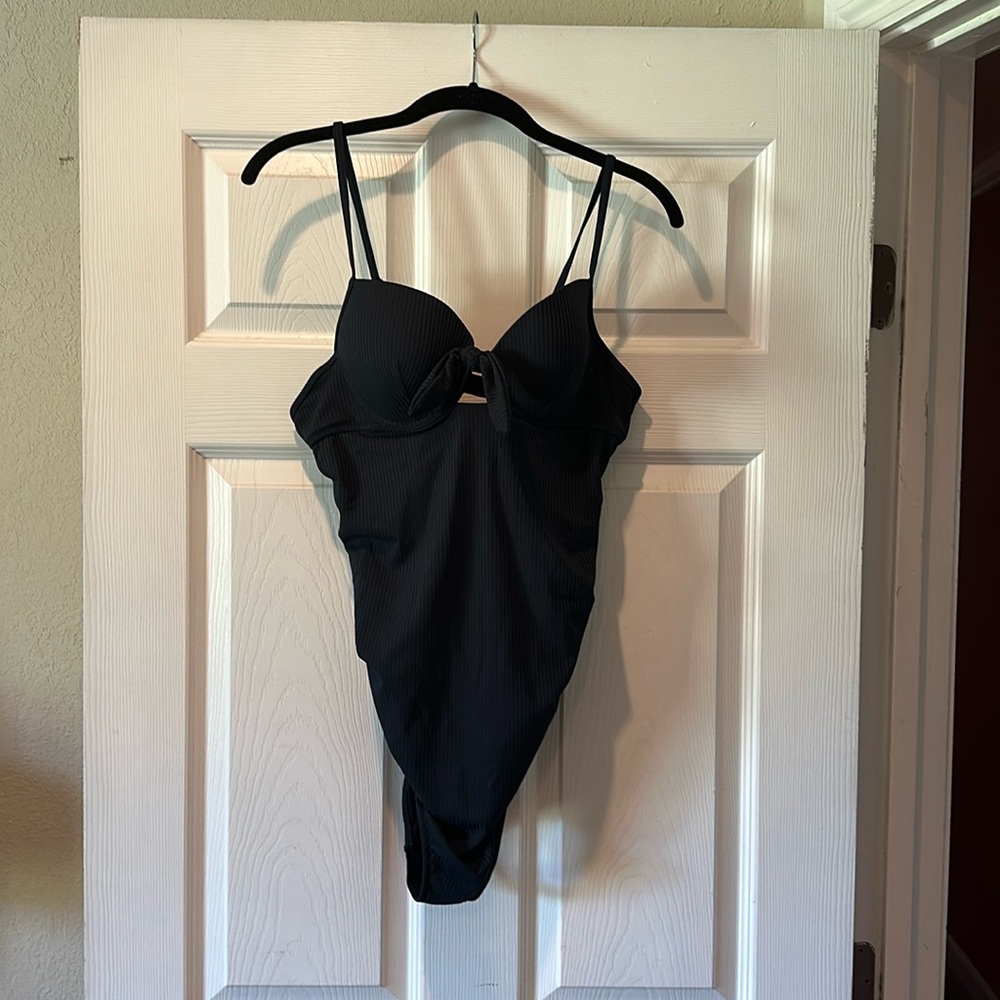 Maternity black swimsuit